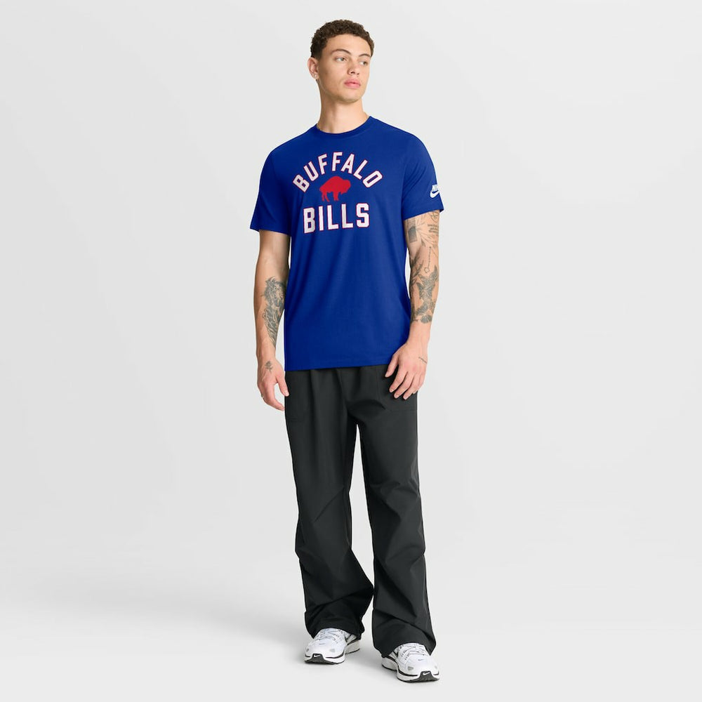 Buffalo Bills Favorable Timeline Tri-Blend T-Shirt - Royal - Nike