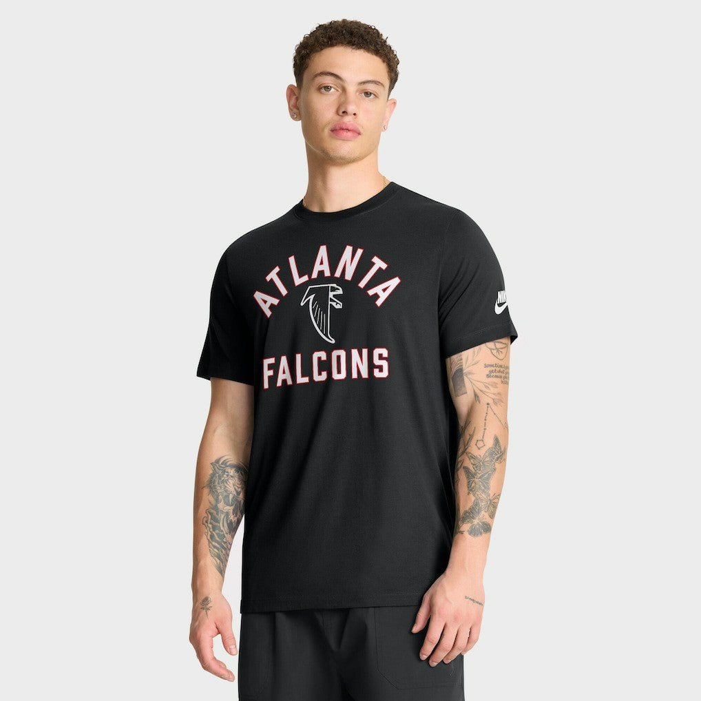 Atlanta Falcons Favorable Timeline Tri-Blend T-Shirt - Black - Nike
