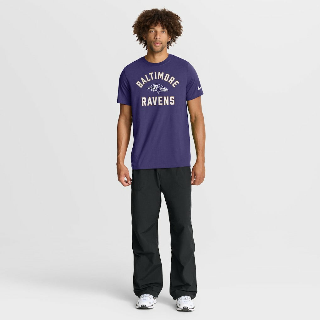 Baltimore Ravens Favorable Timeline Tri-Blend T-Shirt - Purple - Nike