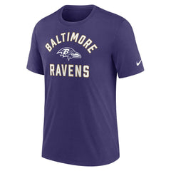 Baltimore Ravens Favorable Timeline Tri-Blend T-Shirt - Purple - Nike