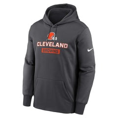 Cleveland Browns Toss Sweep Performance Pullover Hoodie - Anthracite - Nike