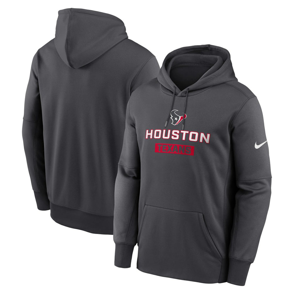 Houston Texans Toss Sweep Performance Pullover Hoodie - Anthracite - Nike