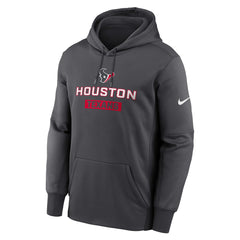 Houston Texans Toss Sweep Performance Pullover Hoodie - Anthracite - Nike