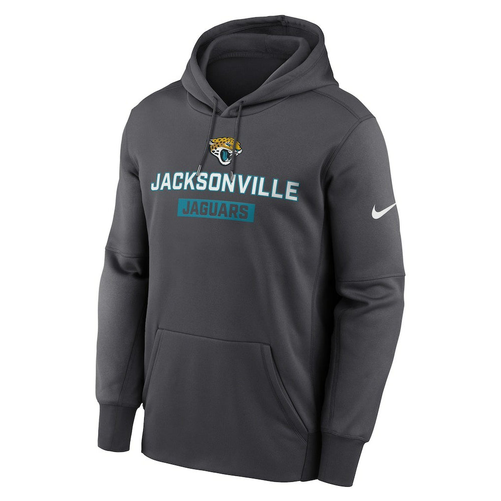 Jacksonville Jaguars Toss Sweep Performance Pullover Hoodie - Anthracite - Nike