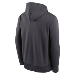 Las Vegas Raiders Toss Sweep Performance Pullover Hoodie - Anthracite - Nike