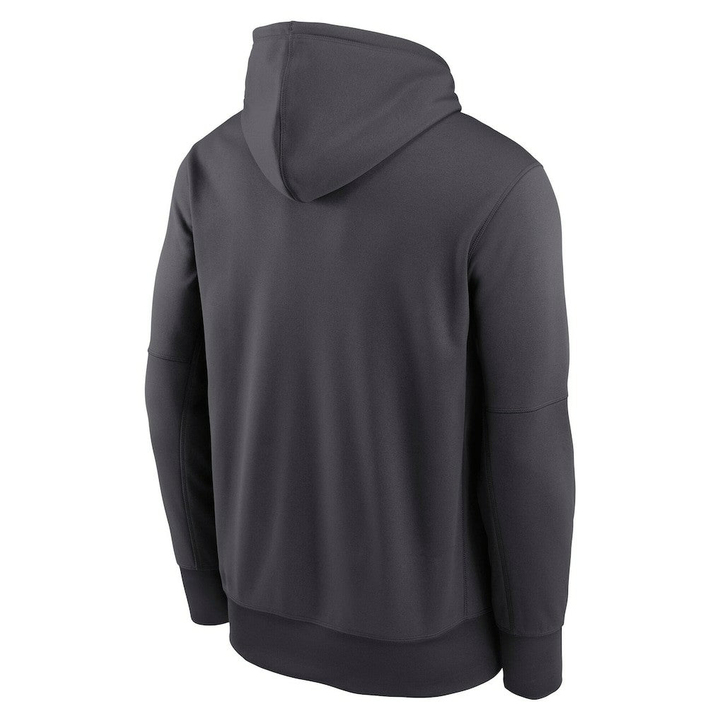 Miami Dolphins Toss Sweep Performance Pullover Hoodie - Anthracite - Nike