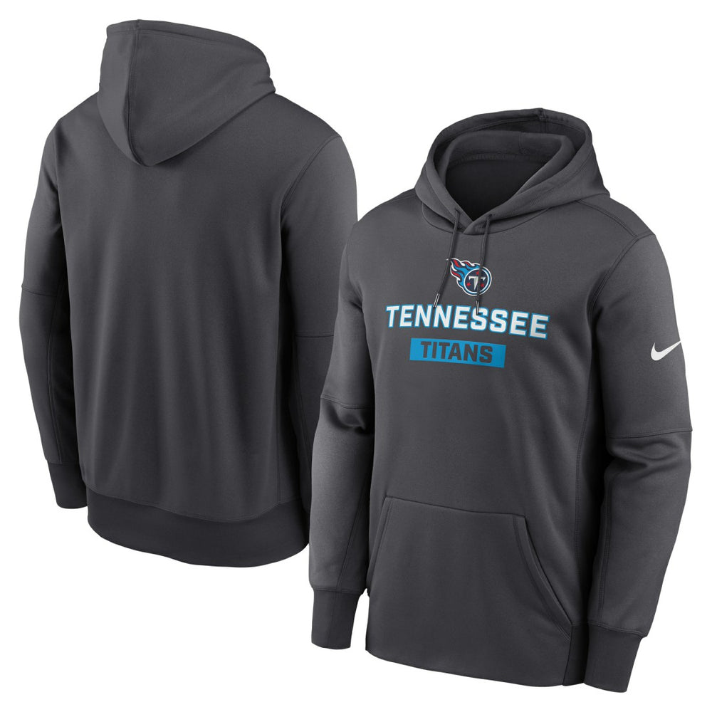 Tennessee Titans Toss Sweep Performance Pullover Hoodie - Anthracite - Nike