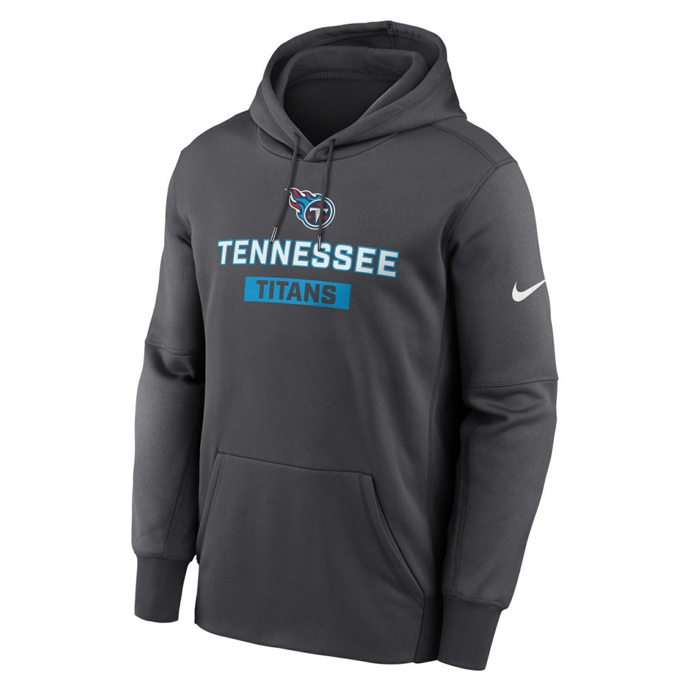 Tennessee Titans Toss Sweep Performance Pullover Hoodie - Anthracite - Nike
