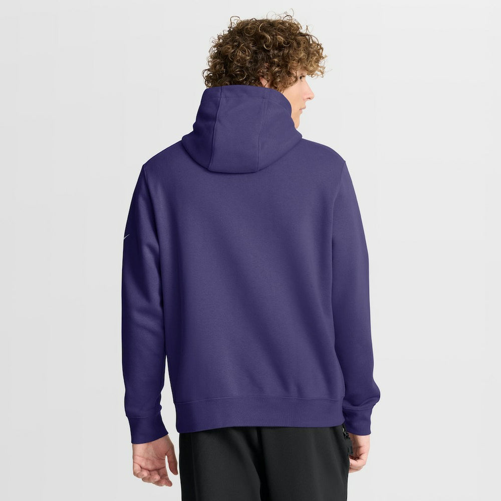 Baltimore Ravens Busted Play Club Fleece Pullover Hoodie - Purple - Nike