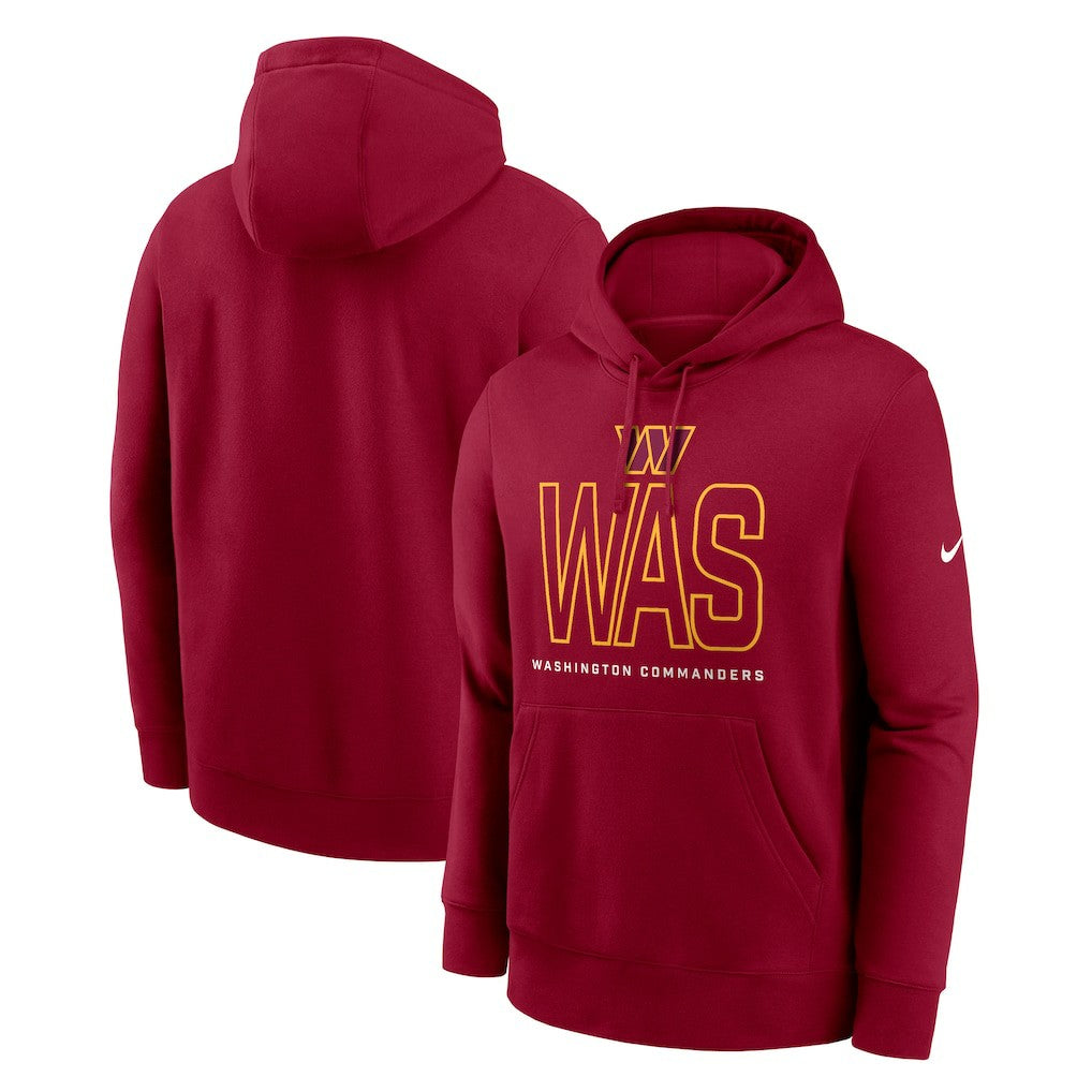 Washington Commanders Busted Play Club Fleece Pullover Hoodie - Burgundy - Nike