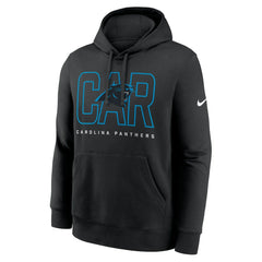 Carolina Panthers Busted Play Club Fleece Pullover Hoodie - Black - Nike