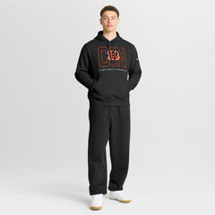 Cincinnati Bengals Busted Play Club Fleece Pullover Hoodie - Black - Nike