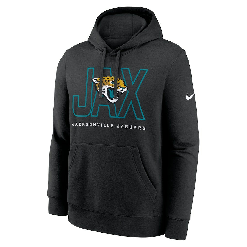Jacksonville Jaguars Busted Play Club Fleece Pullover Hoodie - Black - Nike
