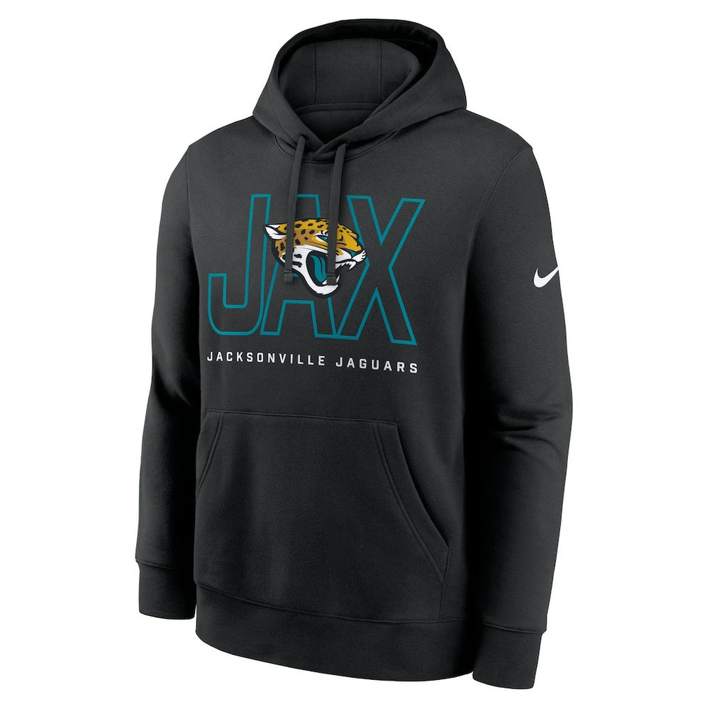 Jacksonville Jaguars Busted Play Club Fleece Pullover Hoodie - Black - Nike