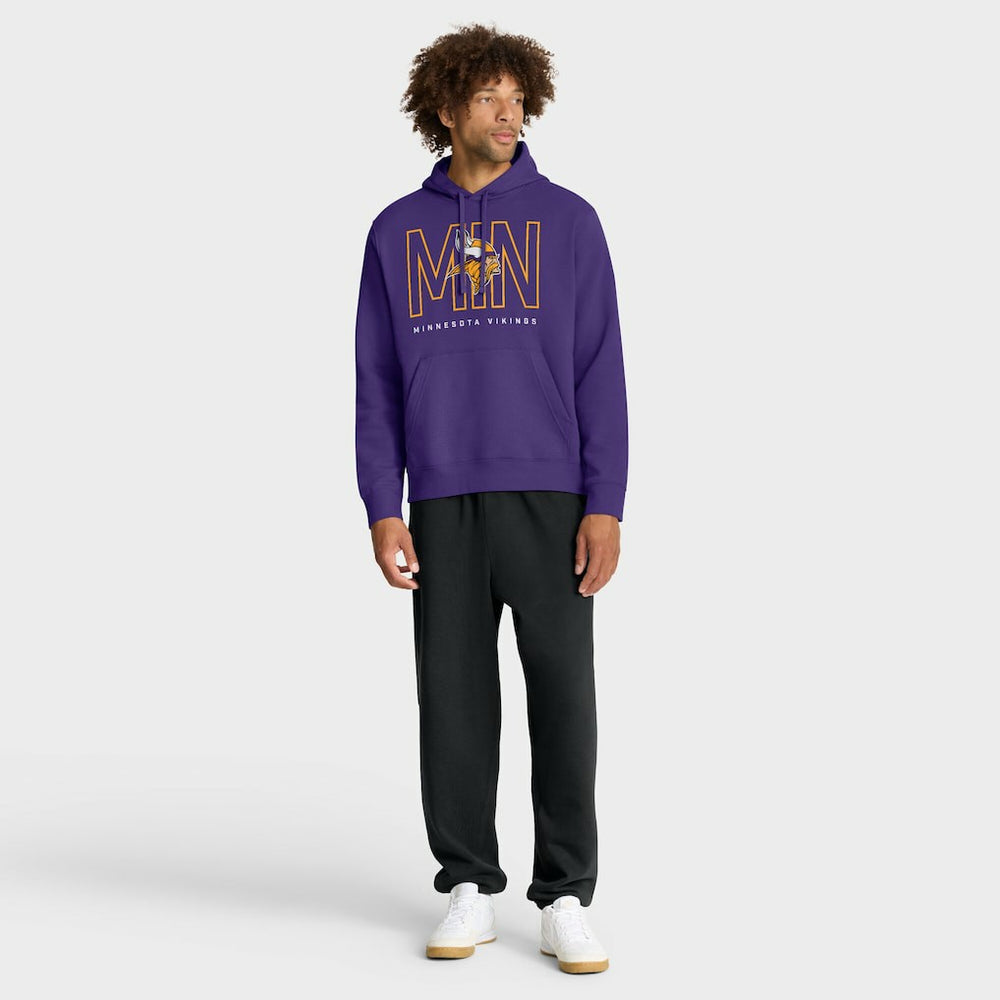 Minnesota Vikings Busted Play Club Fleece Pullover Hoodie - Purple - Nike