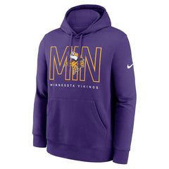 Minnesota Vikings Busted Play Club Fleece Pullover Hoodie - Purple - Nike