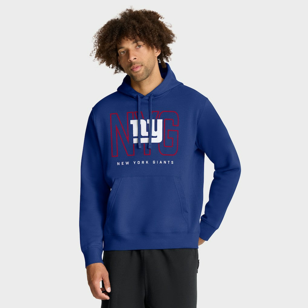 New York Giants Busted Play Club Fleece Pullover Hoodie - Royal - Nike