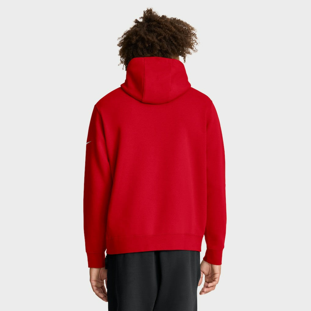 Kansas City Chiefs Busted Play Club Fleece Pullover Hoodie - Red - Nike