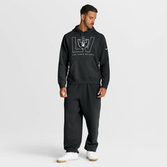 Las Vegas Raiders Busted Play Club Fleece Pullover Hoodie - Black - Nike