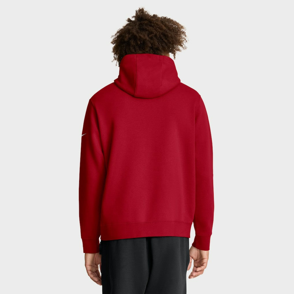 San Francisco 49ers Busted Play Club Fleece Pullover Hoodie - Scarlet - Nike