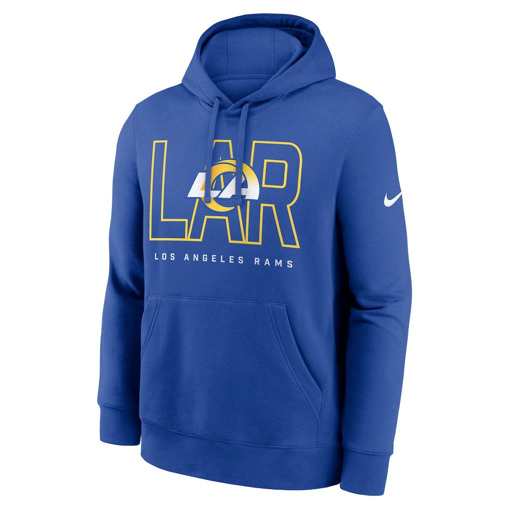 Los Angeles Rams Busted Play Club Fleece Pullover Hoodie - Royal - Nike