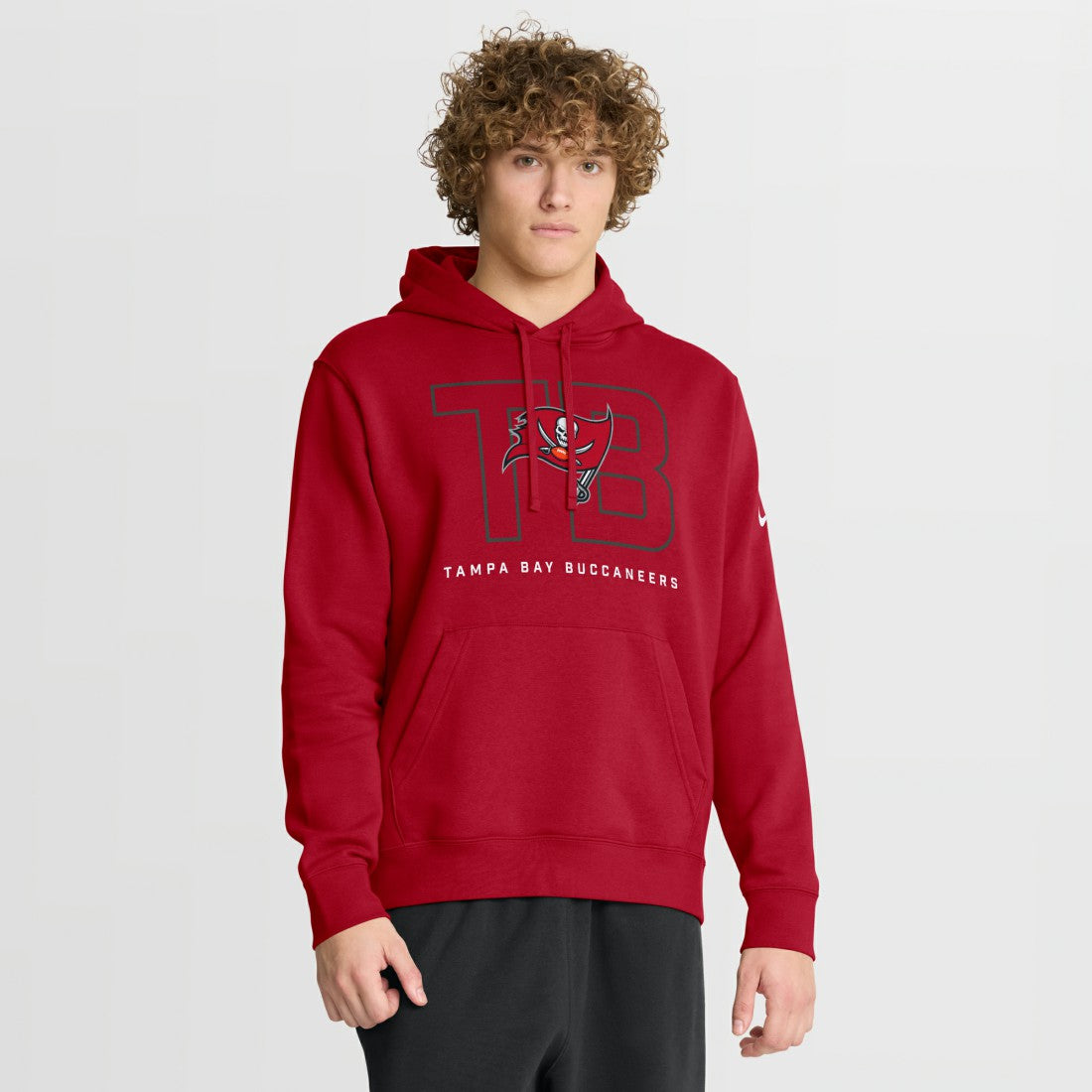 Tampa Bay Buccaneers Busted Play Club Fleece Pullover Hoodie - Red - Nike