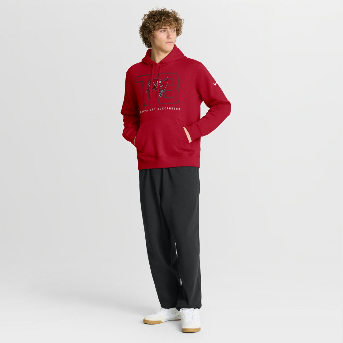 Tampa Bay Buccaneers Busted Play Club Fleece Pullover Hoodie - Red - Nike