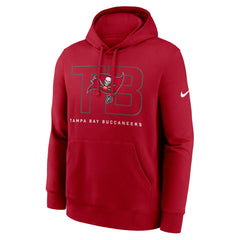 Tampa Bay Buccaneers Busted Play Club Fleece Pullover Hoodie - Red - Nike