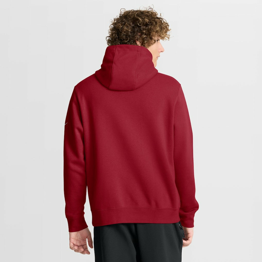 Arizona Cardinals Busted Play Club Fleece Pullover Hoodie - Cardinal - Nike