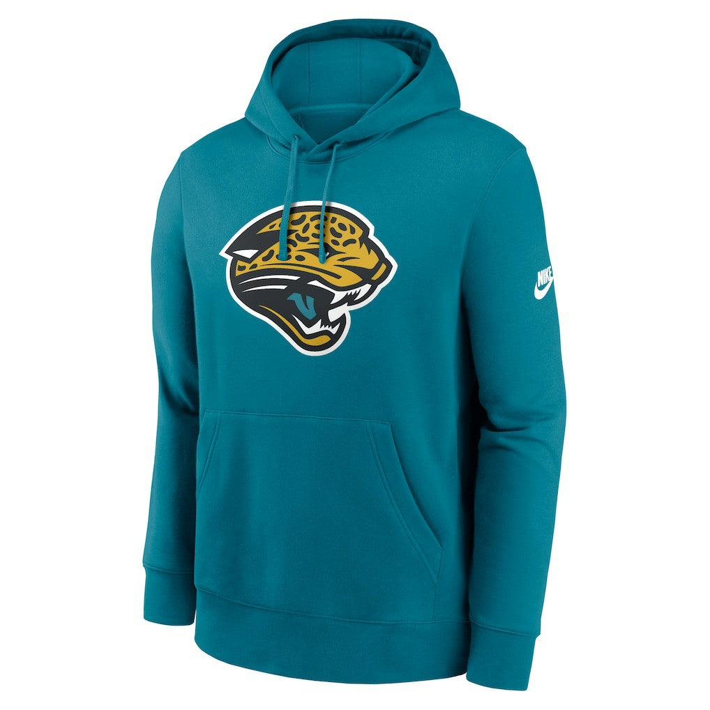 Jacksonville Jaguars Club Fleece Pullover Hoodie - Teal - Nike