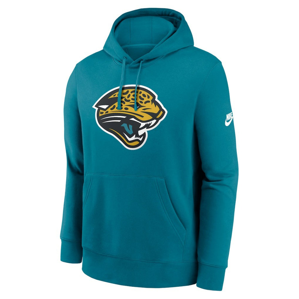 Jacksonville Jaguars Club Fleece Pullover Hoodie - Teal - Nike