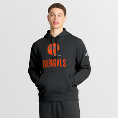 Cincinnati Bengals Best Season Rewind Club Pullover Hoodie - Black - Nike