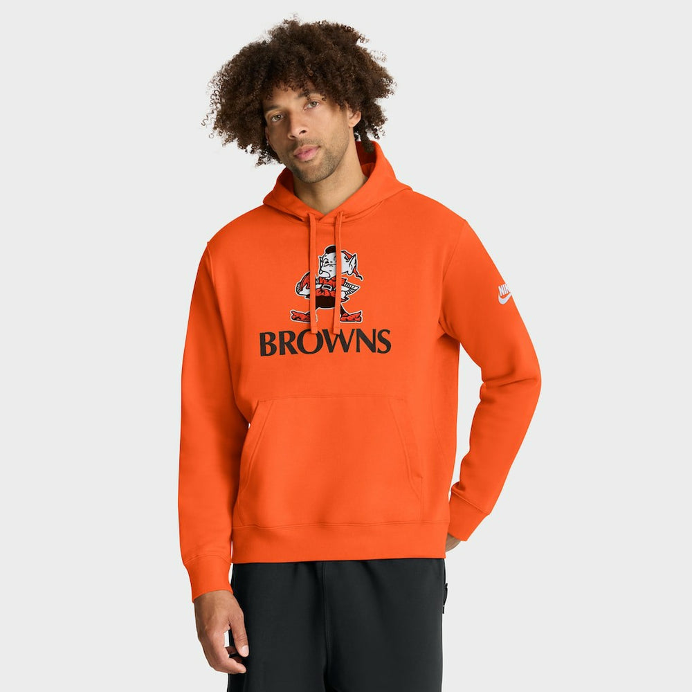 Cleveland Browns Best Season Rewind Club Pullover Hoodie - Orange - Nike