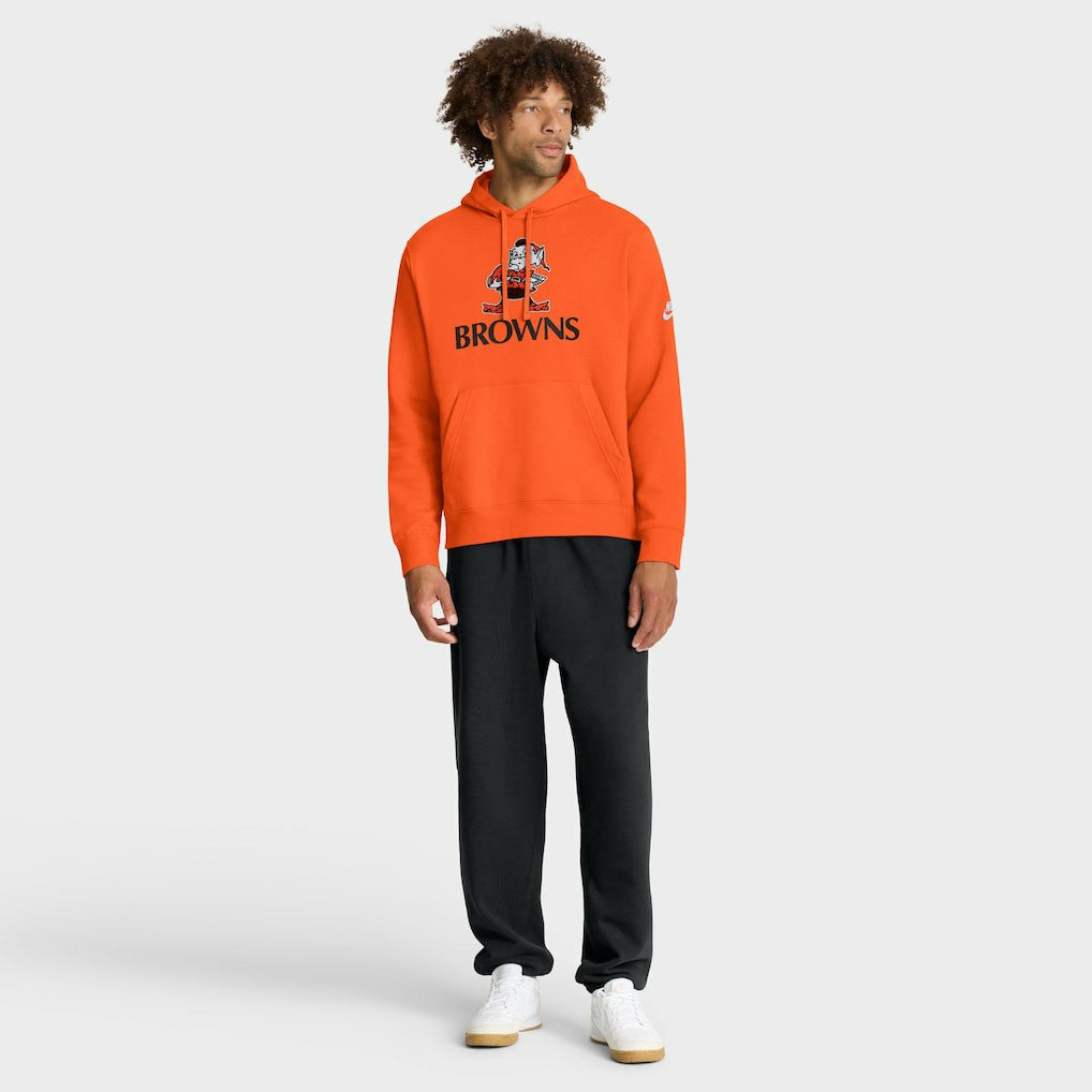 Cleveland Browns Best Season Rewind Club Pullover Hoodie - Orange - Nike