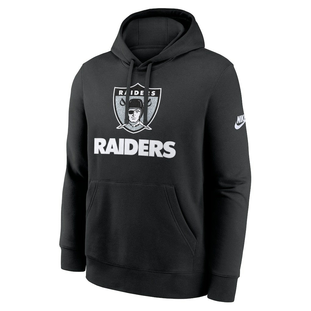 Las Vegas Raiders Best Season Rewind Club Pullover Hoodie - Black - Nike