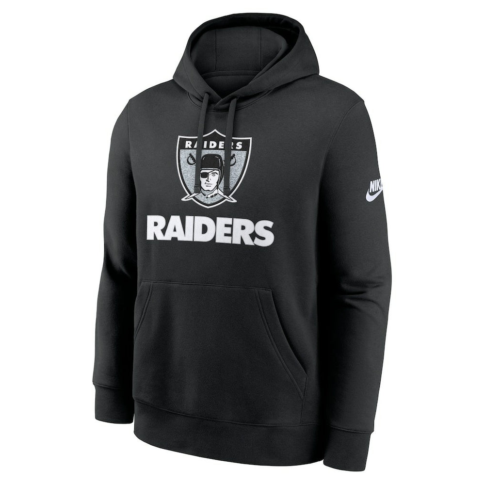 Las Vegas Raiders Best Season Rewind Club Pullover Hoodie - Black - Nike