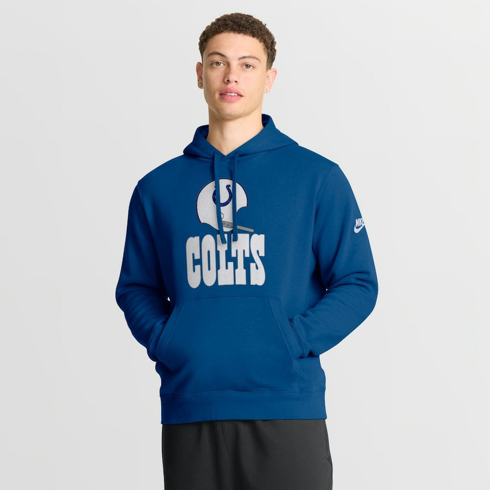 Indianapolis Colts Best Season Rewind Club Pullover Hoodie - Royal - Nike