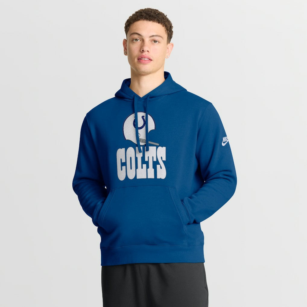 Indianapolis Colts Best Season Rewind Club Pullover Hoodie - Royal - Nike