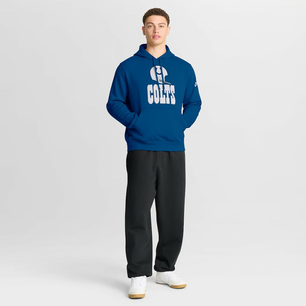 Indianapolis Colts Best Season Rewind Club Pullover Hoodie - Royal - Nike