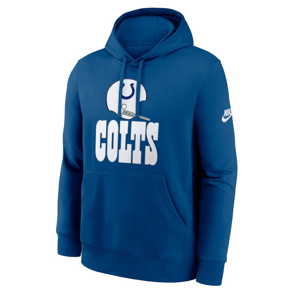 Indianapolis Colts Best Season Rewind Club Pullover Hoodie - Royal - Nike