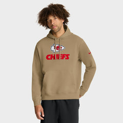Kansas City Chiefs Best Season Rewind Club Pullover Hoodie - Tan - Nike