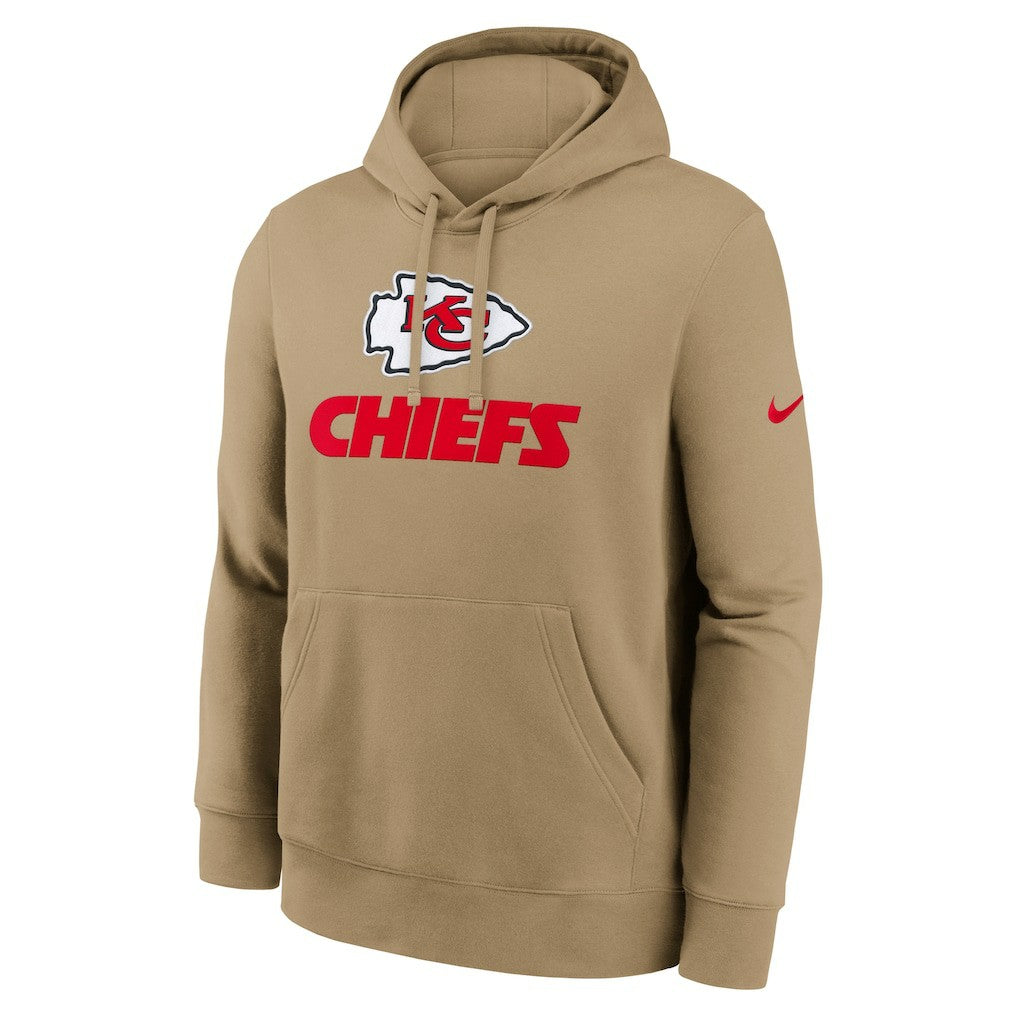 Kansas City Chiefs Best Season Rewind Club Pullover Hoodie - Tan - Nike