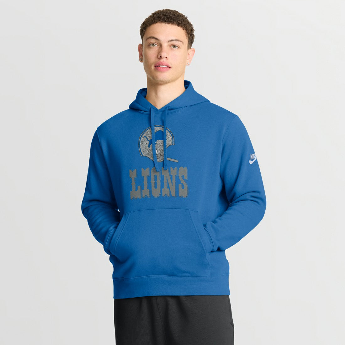 Detroit Lions Best Season Rewind Club Pullover Hoodie - Royal - Nike