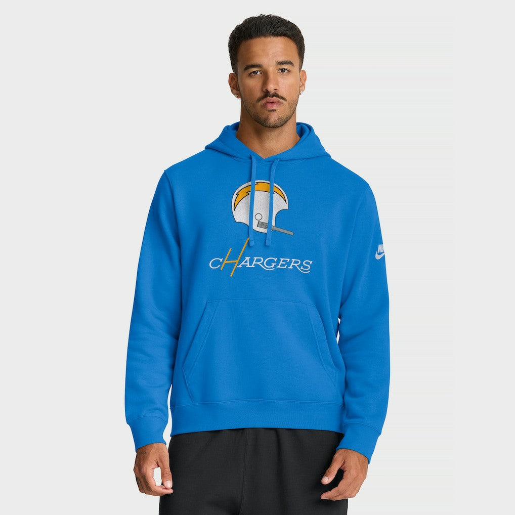 Los Angeles Chargers Best Season Rewind Club Pullover Hoodie - Powder Blue - Nike