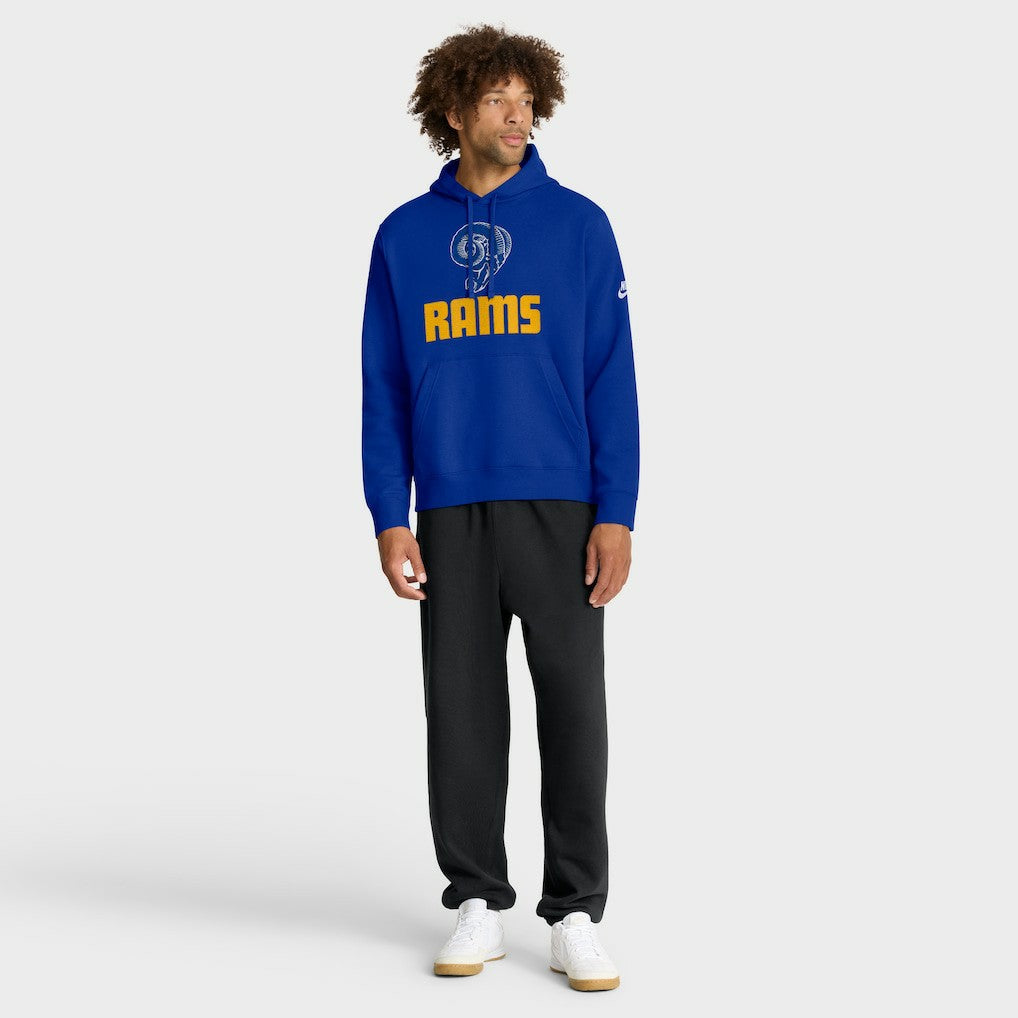 Los Angeles Rams Best Season Rewind Club Pullover Hoodie - Royal - Nike