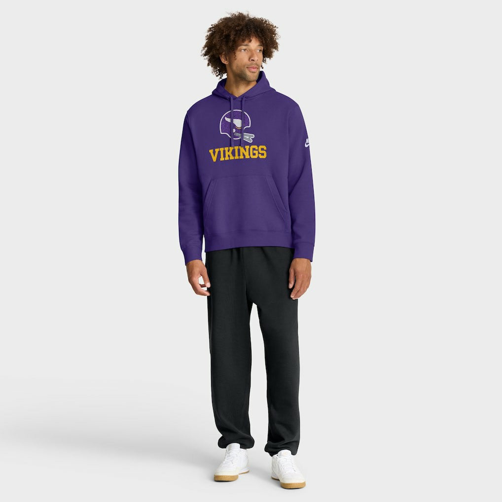 Minnesota Vikings Best Season Rewind Club Pullover Hoodie - Purple - Nike