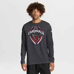 Arizona Cardinals Primetime Legend Icon Performance Long Sleeve T-Shirt - Anthracite - Nike