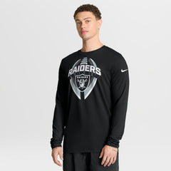 Las Vegas Raiders Primetime Legend Icon Performance Long Sleeve T-Shirt - Black - Nike