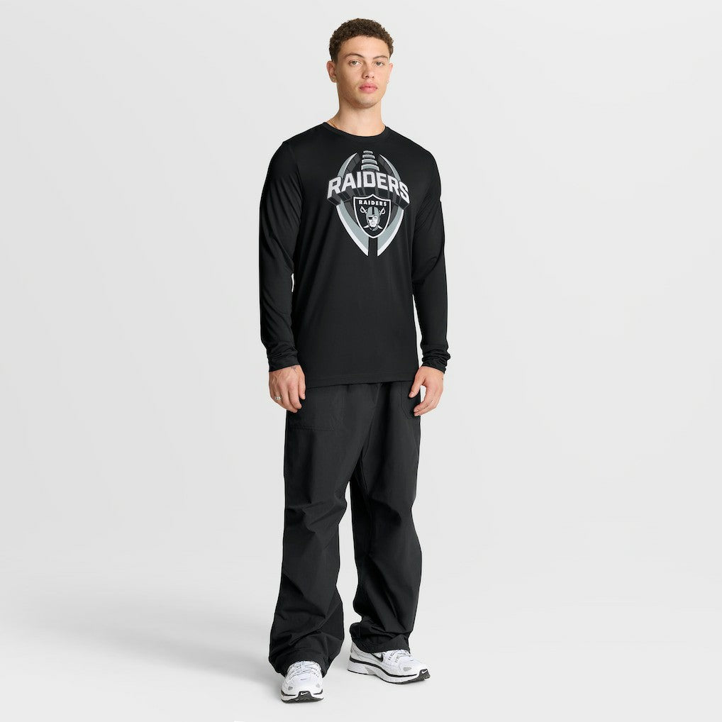 Las Vegas Raiders Primetime Legend Icon Performance Long Sleeve T-Shirt - Black - Nike