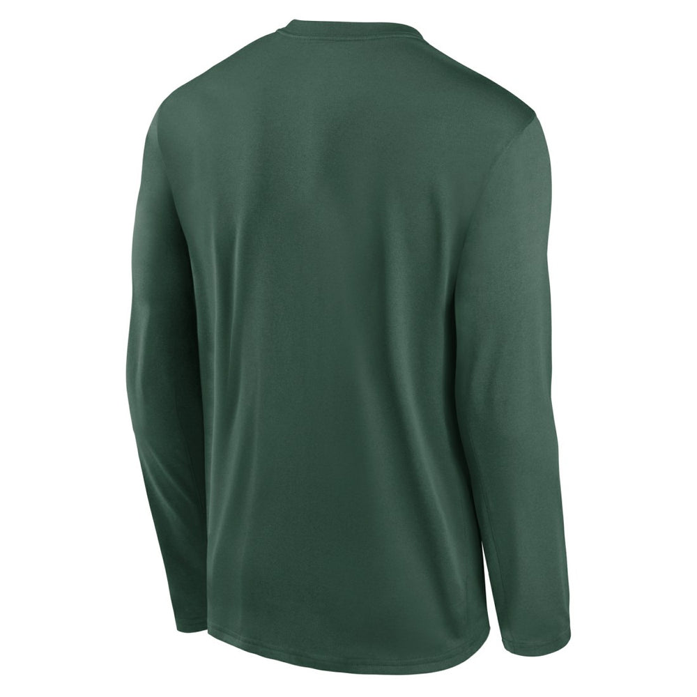 Green Bay Packers Primetime Legend Icon Performance Long Sleeve T-Shirt - Green - Nike